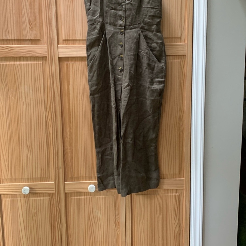 Whistles Brown Cargo Pants Utility Style - Picture 6 of 6